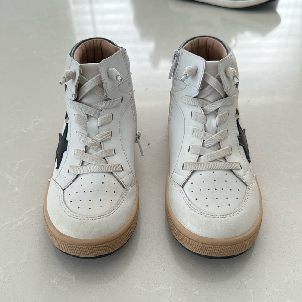 Old Soles EUC Navy and White Star High Tops size 27